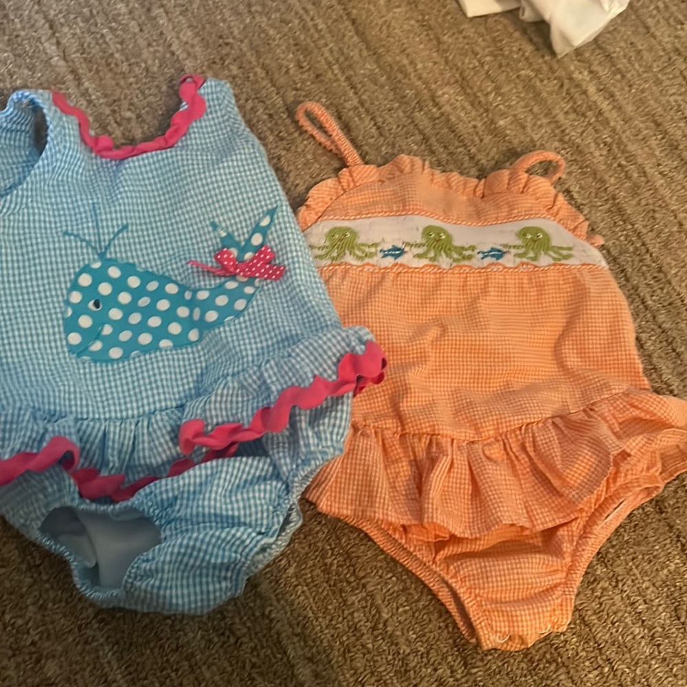 2 Bailey boys swimsuits